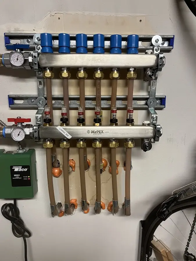 Plumber performing Leak Detection at a residential property in Cherry Valley